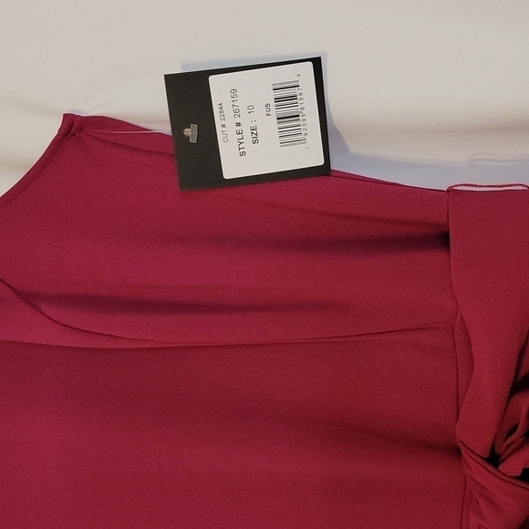 MARINA Halter Jewel Neck  Fuschia Color Jumpsuit - Picture 9 of 16